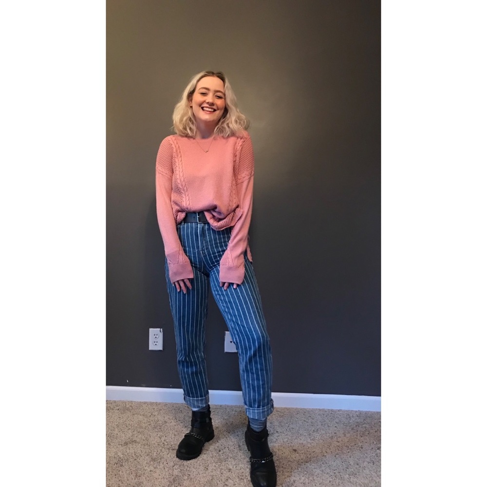 Pink Sweater